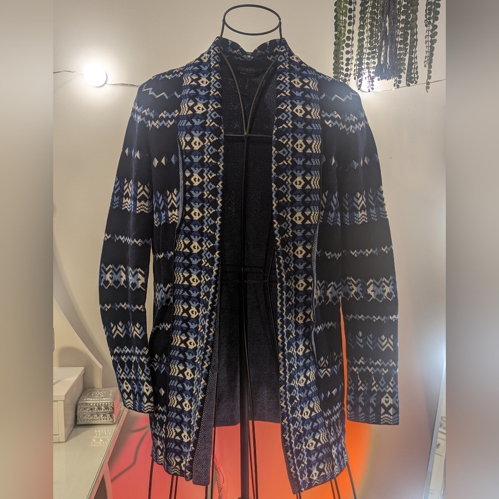 BCBG cardigan multi color